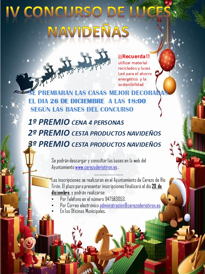 IV CONCURSO DE LUCES NAVIDEÑAS 2024